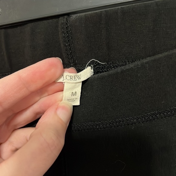 J Crew Black Leggings Size Medium - Picture 4 of 5